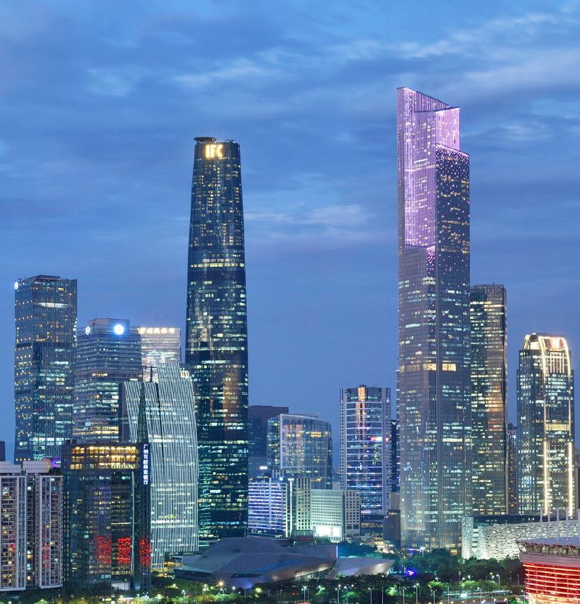 CGMAD 所在的廣州城市夜景