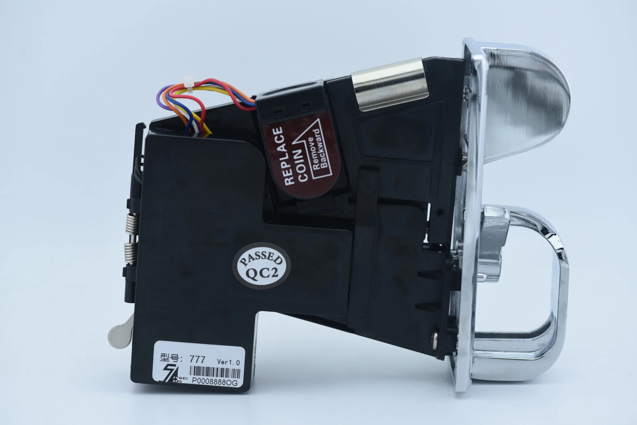 CPU Comparable Arcade Token Coin Acceptor with Metal Front Panel - 图片 3