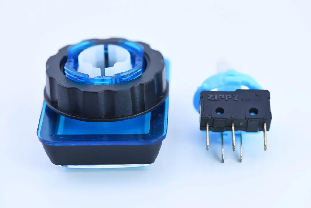 VLT-NDP arcade button components with micro switch