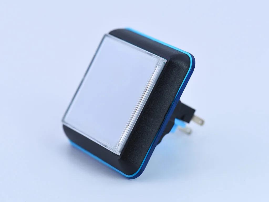 VLT-NDP square illuminated arcade button