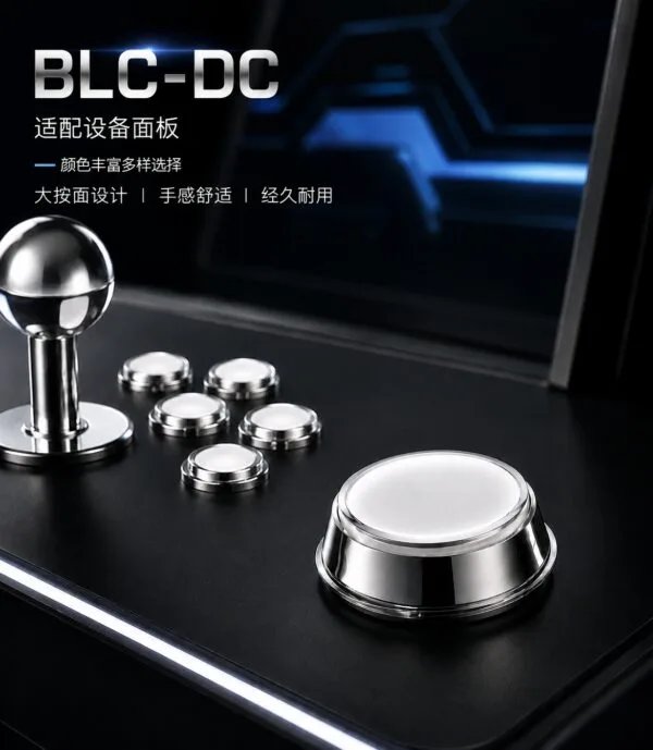 BLC-DC Large-Face Illuminated Arcade Button