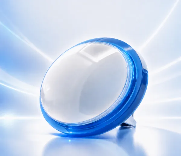 BLC-TMWS 91x64mm Oval Illuminated Arcade Button