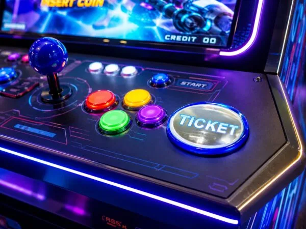 BLC-TMWS 91x64mm Oval Illuminated Arcade Button