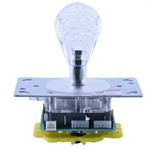 One-Piece Short-Shaft Crystal Bubble RGB LED Arcade Joystick