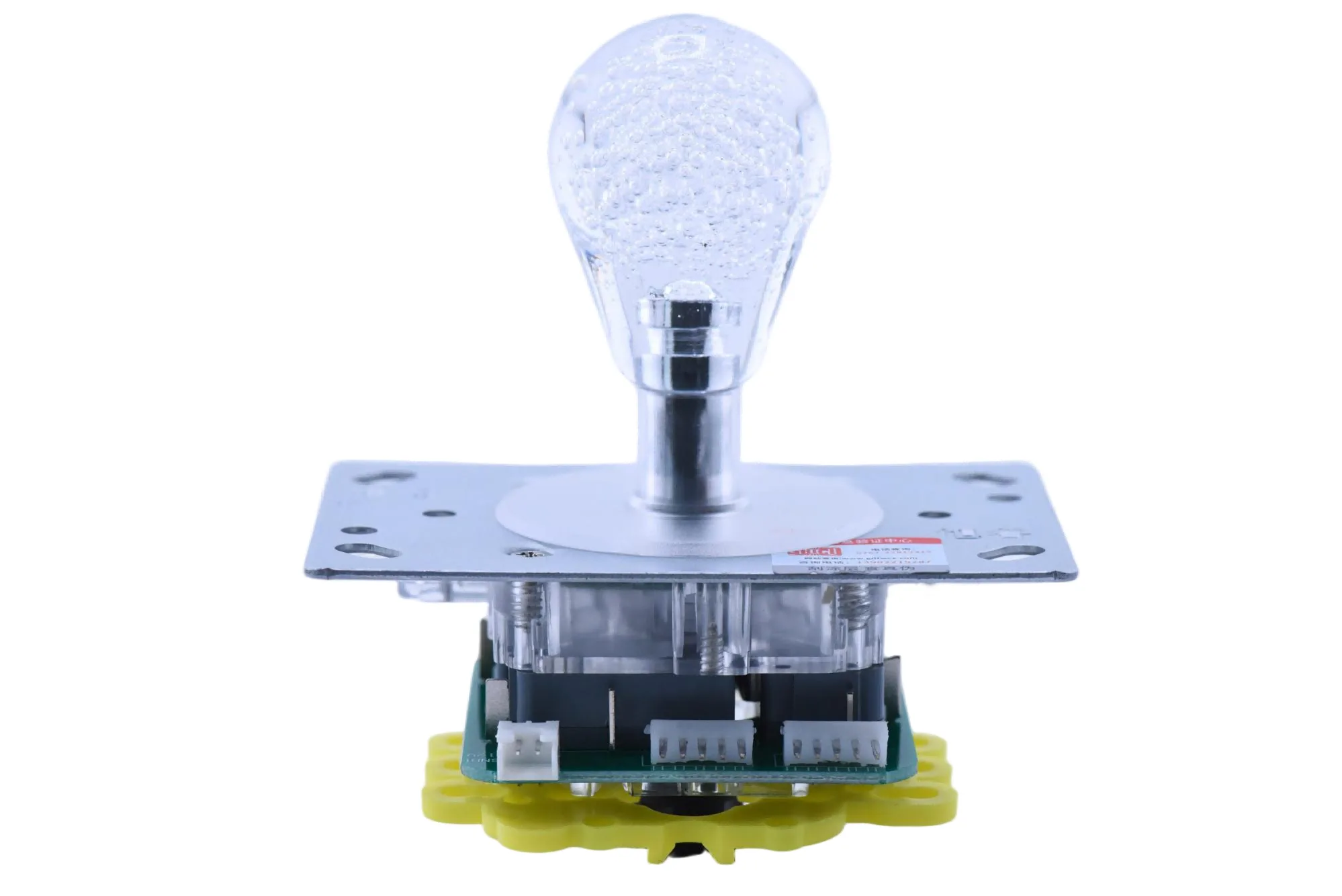 One-Piece Short-Shaft Crystal Bubble RGB LED Arcade Joystick