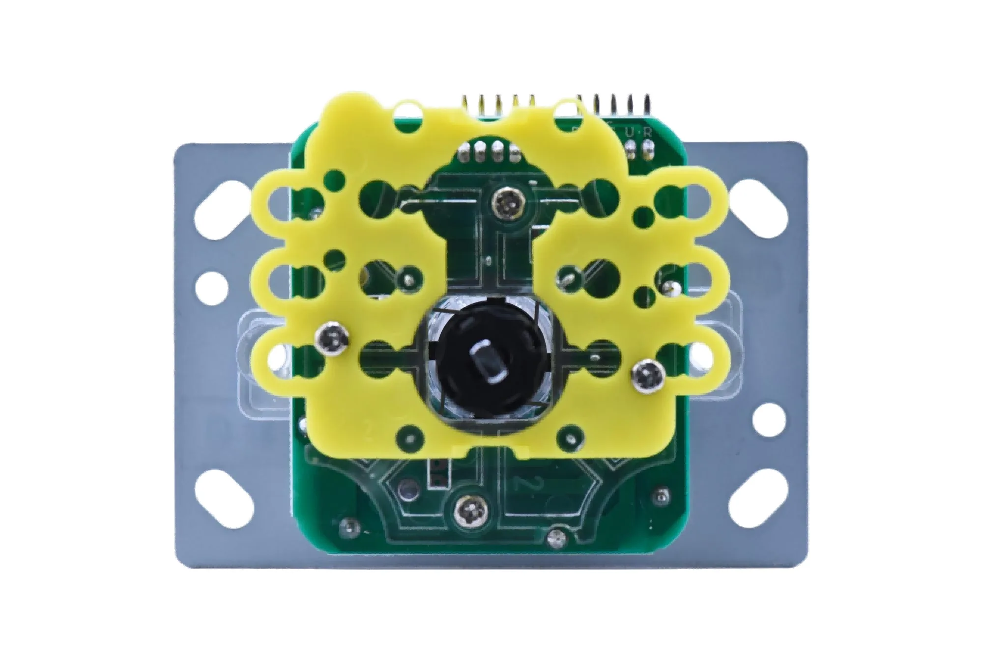 One-Piece Short-Shaft Crystal Bubble RGB LED Arcade Joystick
