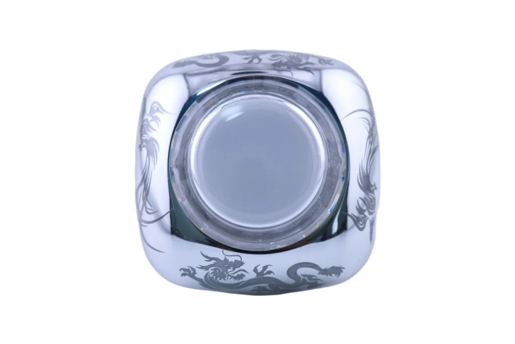 Dragon and Phoenix Iridescent Illuminated Arcade Button