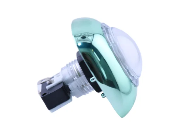 Emerald Green Iridescent Illuminated Arcade Button