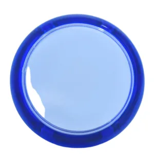 GVLT-1 Round Chrome-Plated Illuminated Arcade Push Button - view 1