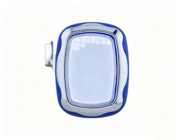 GVLT-35.48 35x48mm زر ضغط مضاء – مستطيل، مطلي كهربائيًا