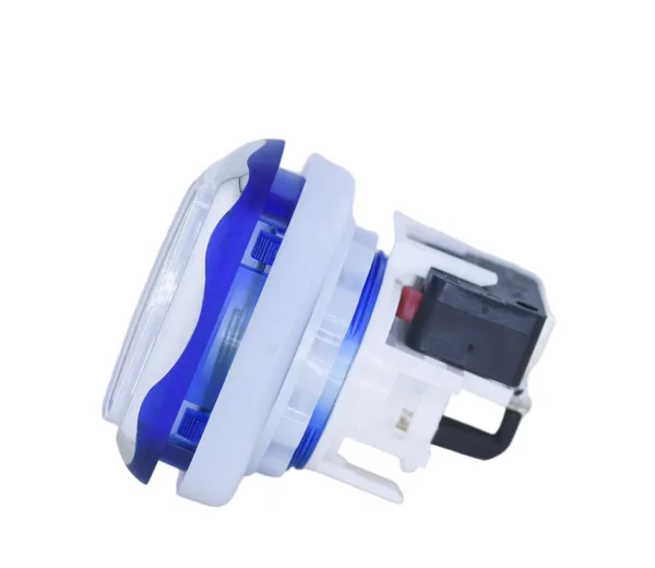GVLT-35.48 35x48mm زر ضغط مضاء – مستطيل، مطلي كهربائيًا