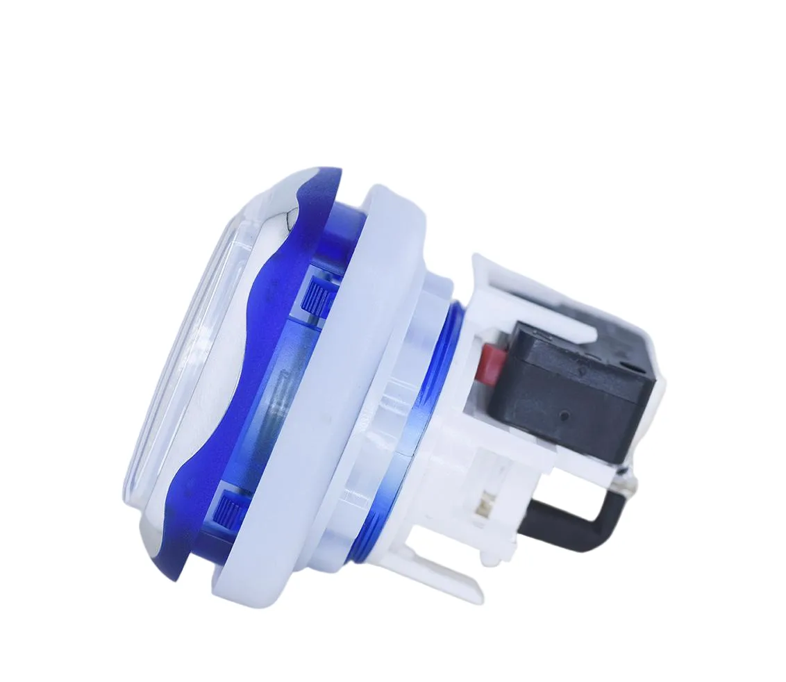 GVLT-35.48 35x48mm زر ضغط مضاء – مستطيل، مطلي كهربائيًا - قطعة جهاز أركيد من CGMAD