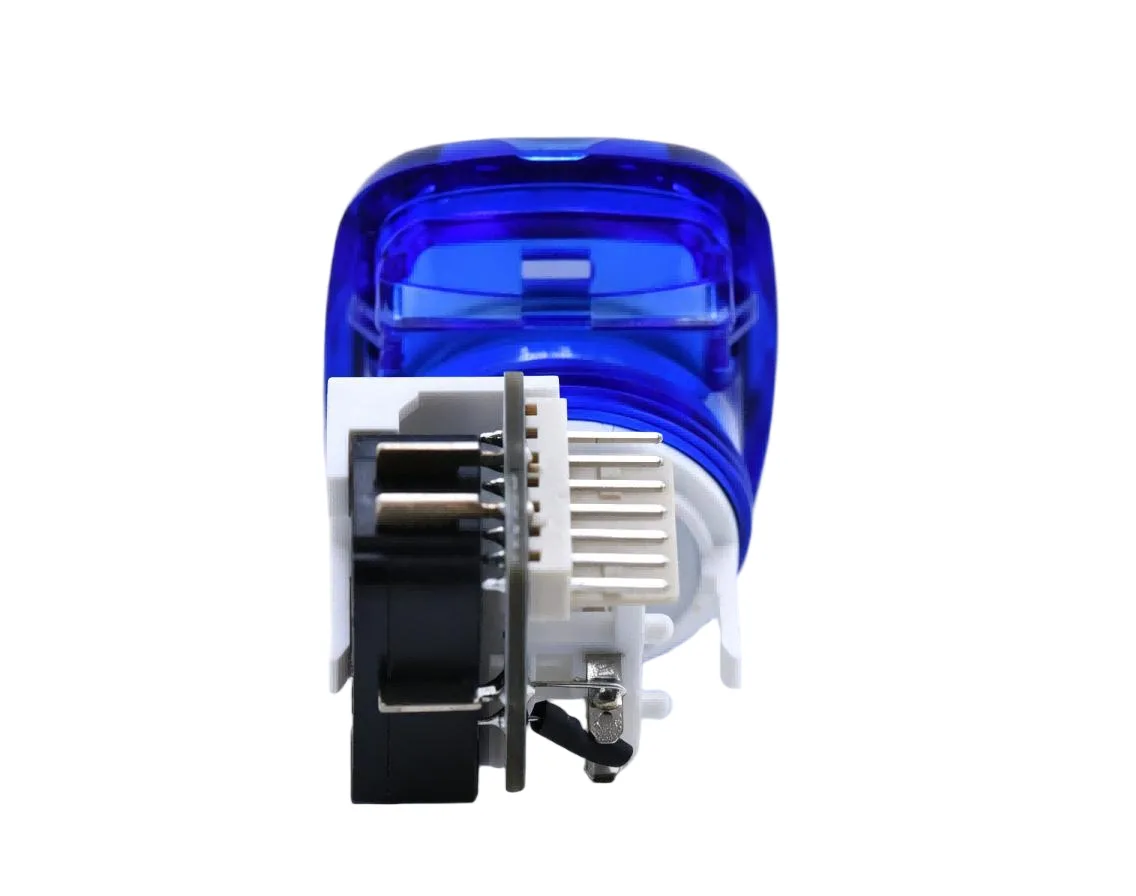GVLT-35.48 35x48mm زر ضغط مضاء – مستطيل، مطلي كهربائيًا - قطعة جهاز أركيد من CGMAD