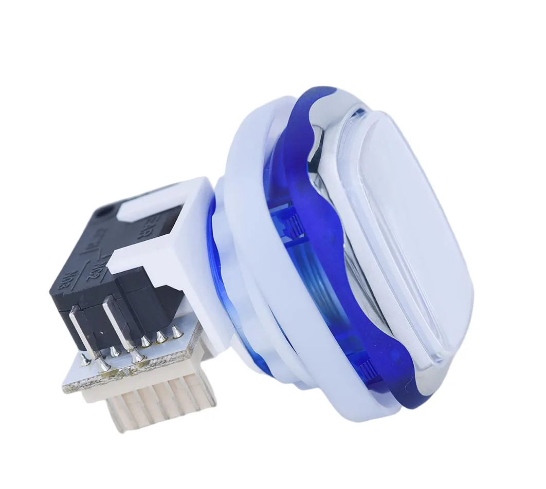 GVLT-35.48 35x48mm زر ضغط مضاء – مستطيل، مطلي كهربائيًا - قطعة جهاز أركيد من CGMAD