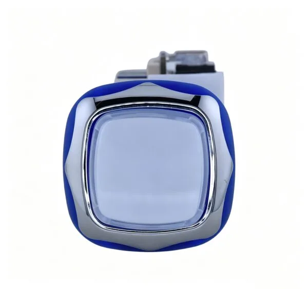 GVLT-39.39 39.3mm Square Electroplated Illuminated Push Button