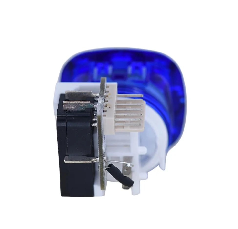 GVLT-39.39 39.3mm Square Chrome-Plated Illuminated Arcade Push Button - view 3