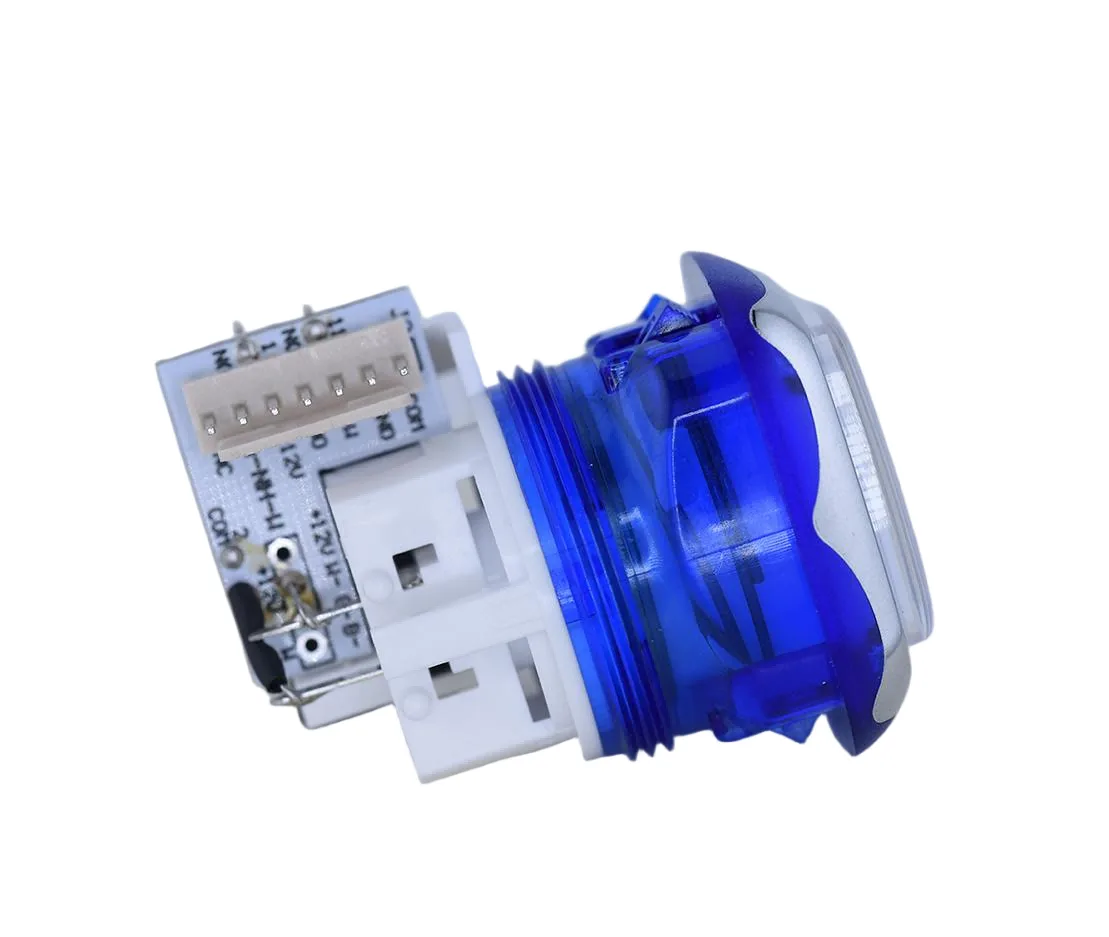 GVLT-39.39 39.3mm Square Chrome-Plated Illuminated Arcade Push Button - view 4