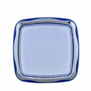 GVLT-48.48 48x48mm Bouton poussoir lumineux – Carré, Galvanisé - Pièce pour borne d'arcade CGMAD