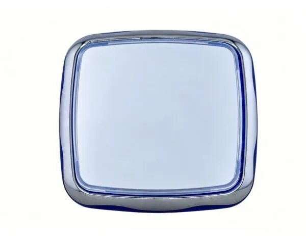 GVLT-53.53 53x53mm LED 발광 푸시 버튼 (정사각형, 전기도금)