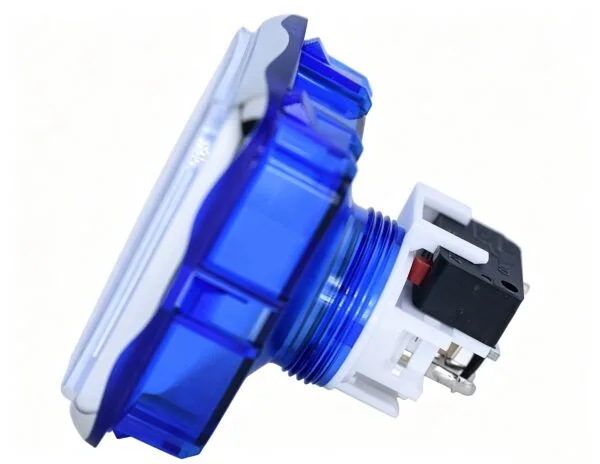 GVLT-53.53 53x53mm LED 발광 푸시 버튼 (정사각형, 전기도금)