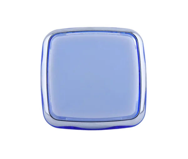 GVLT-71.71 71x71mm Square Electroplated Illuminated Push Button