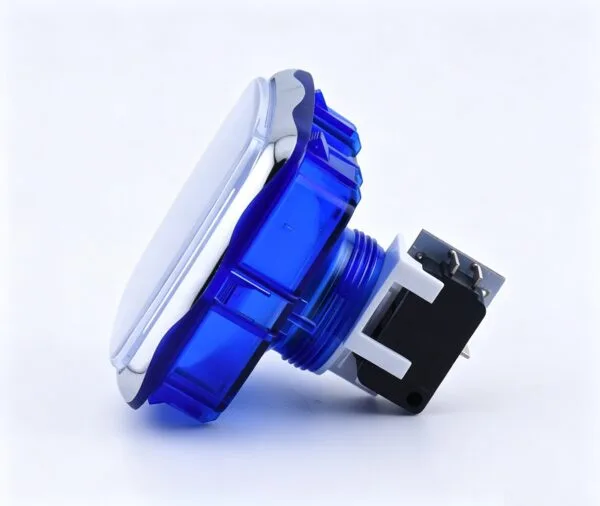 GVLT-71.71 71x71mm Square Electroplated Illuminated Push Button