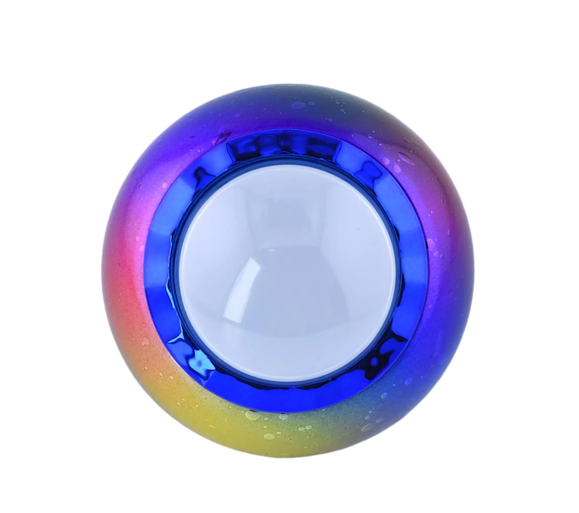 Rainbow Iridescent Illuminated Arcade Button