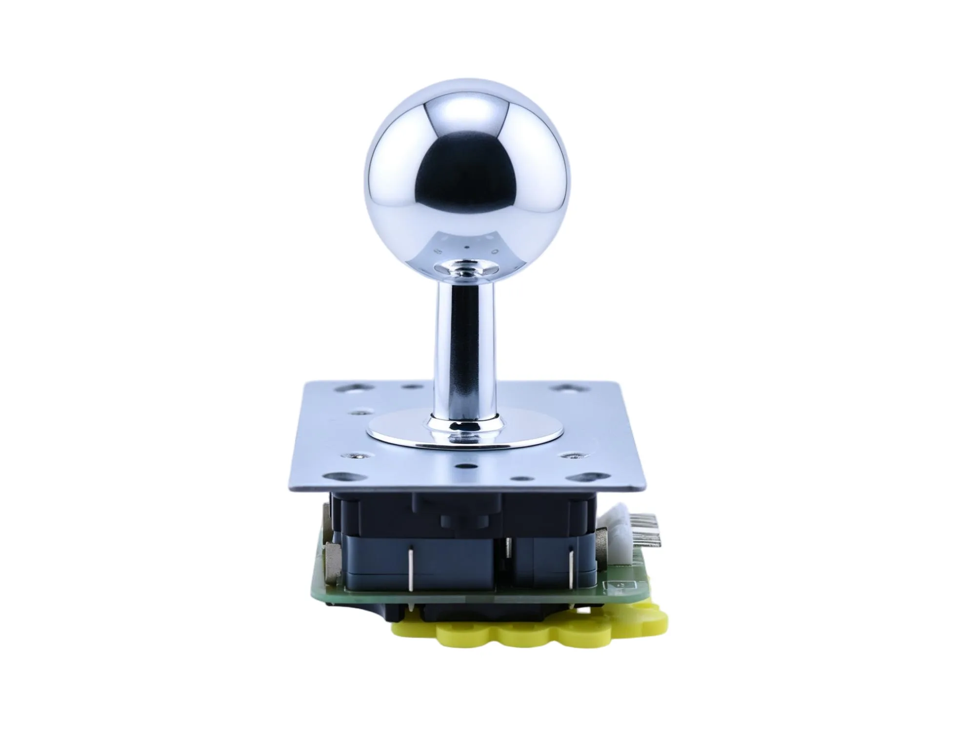 Silver-Plated Ball-Top Arcade Joystick