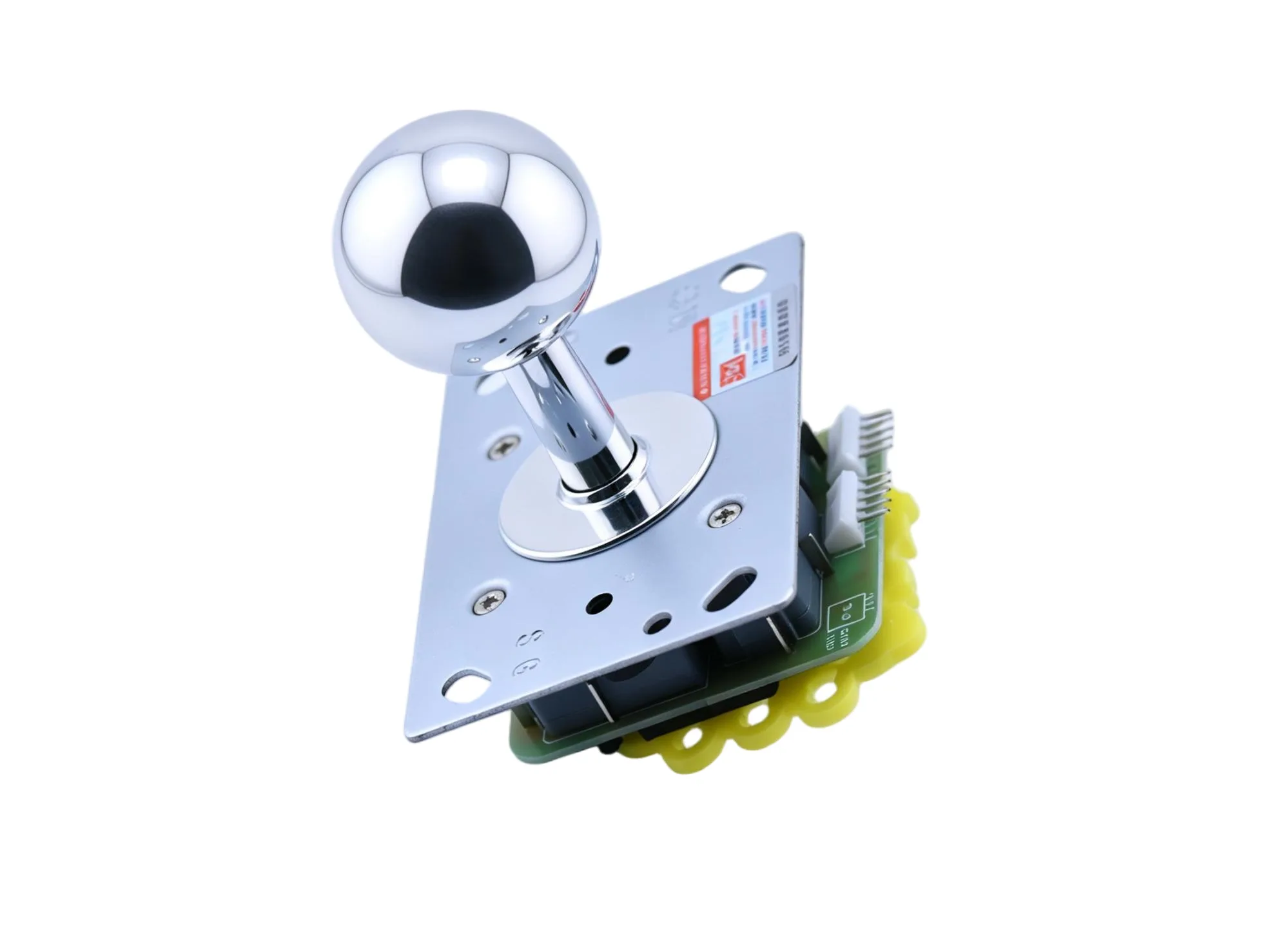 Silver-Plated Ball-Top Arcade Joystick
