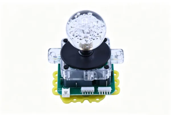 عصا تحكم بإضاءة LED RGB وعمود قصير جدًا