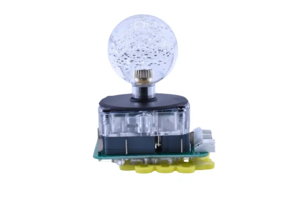 عصا تحكم بإضاءة LED RGB وعمود قصير جدًا