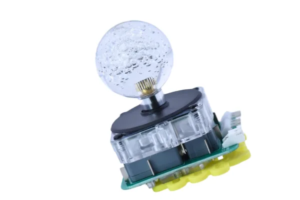عصا تحكم بإضاءة LED RGB وعمود قصير جدًا
