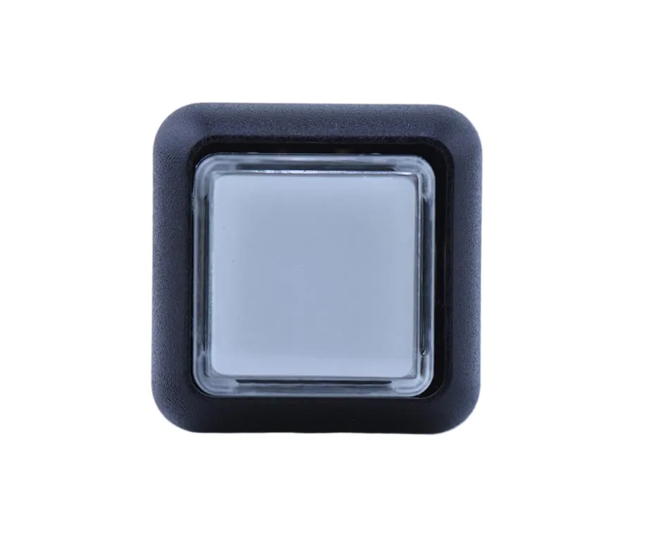 VLT-CL-A 26.5mm Botão de pressão iluminado – Quadrado - Peça para máquina de arcade CGMAD
