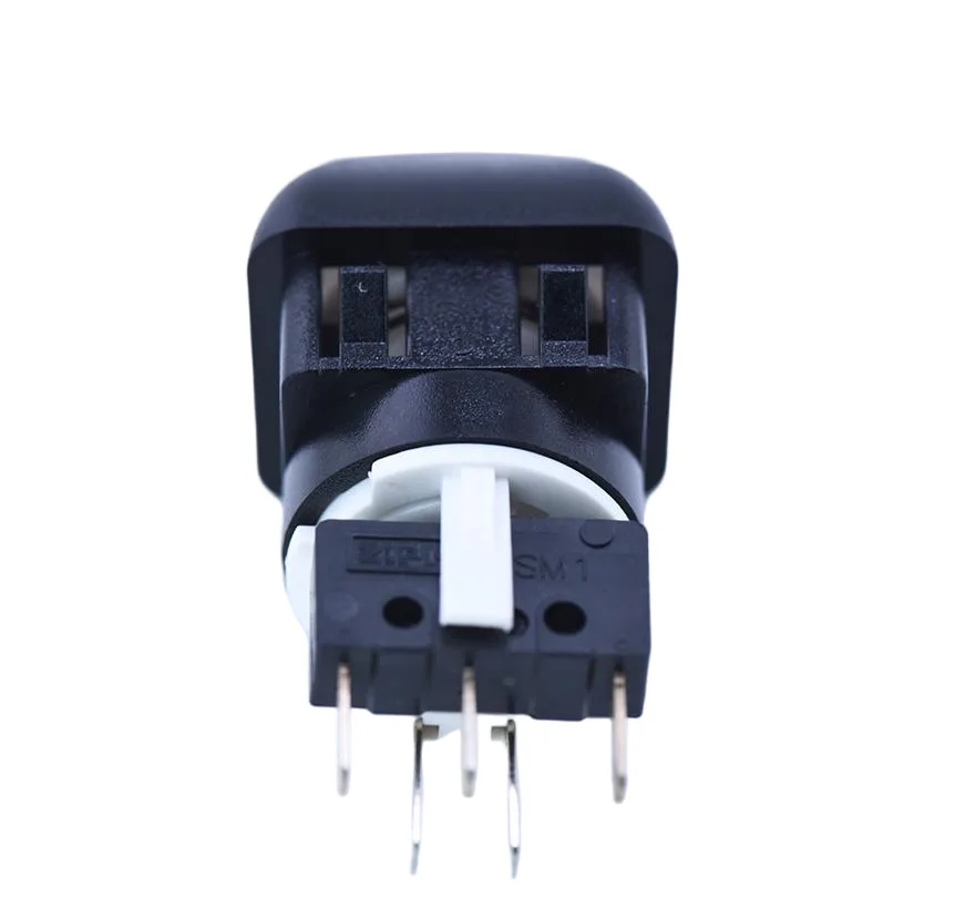 VLT-CL-A 26.5mm Botão de pressão iluminado – Quadrado - Peça para máquina de arcade CGMAD