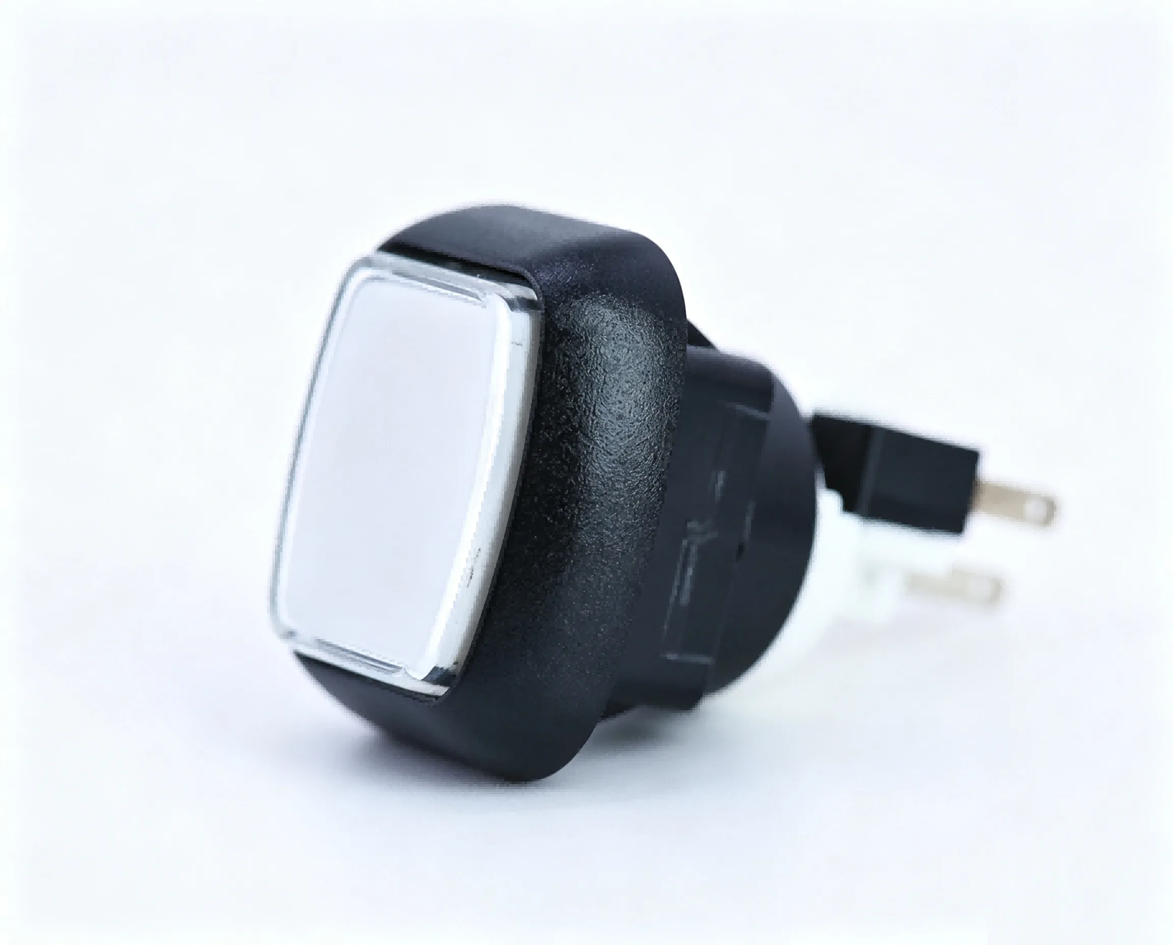 VLT-CL-K 30x33.8mm Rectangular Snap-In Illuminated Arcade Push Button - view 2
