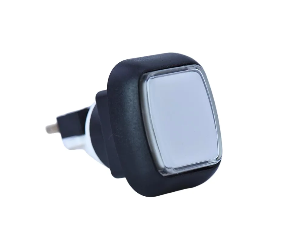 VLT-CL-K 30x33.8mm Rectangular Snap-In Illuminated Arcade Push Button - view 4