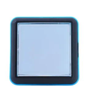 VLT-NDP-C 50x35mm Rectangular Thick-Type Illuminated Arcade Push Button - view 1