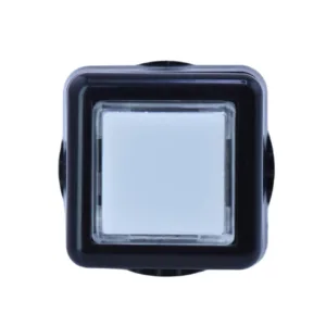 VLT-TN-A 26.4mm Square Screw-Mount Illuminated Arcade Push Button - view 1